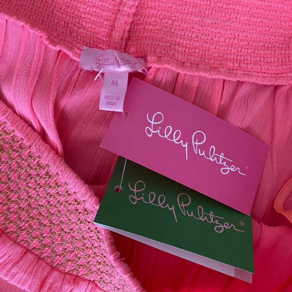 NWT Lilly Pulitzer Off-the-shoulder Blouse - Picture 4 of 5